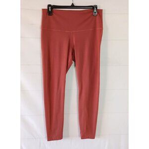 Nike Yoga Dri-FIT High Waisted 7/8 Leggings XL Terracotta Pockets Workout